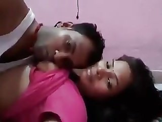 Indian Couple Titty Sucking