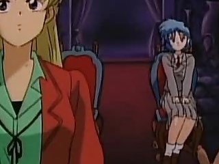 Hentai girl tied up in a gynaecological chair and robot tentacles fucked